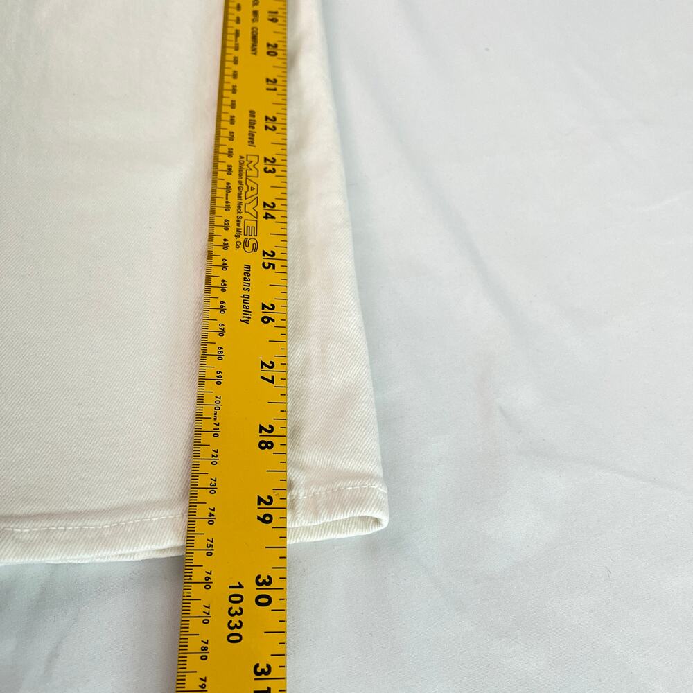 SLVRLAKE Beatnik Slim Fit High Rise Jeans White Wash Women's Size 27 - Picture 13 of 16